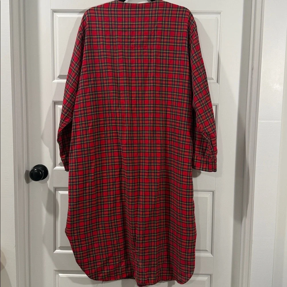 Gokeys of St. Paul Minnesota vintage plaid nightgown large - Picture 5 of 5